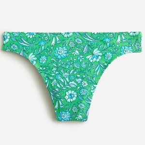 NWT - Small - JCrew High-rise cheeky bikini bottom in marigold blooms
